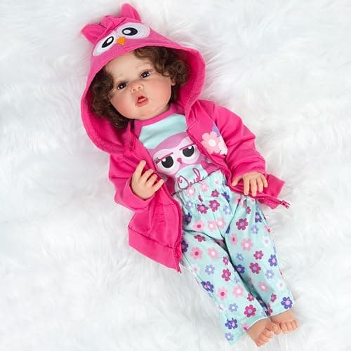 Reborn Baby Doll Clothes Red Bird Outfits Accessories for 22-24 Inch Reborn Newborn Baby Doll Clothes Reborn Toddler Doll Clothing thumbnail 2