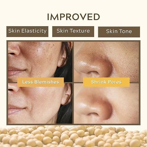 Bean Face Moisturiser for Dry Skin + Bean Essence, Smoothing Face Serum for Healthy Glow, Ferment Hydration + Barrier Support, Korean Skincare Sets for Rough Skin Solution thumbnail 7
