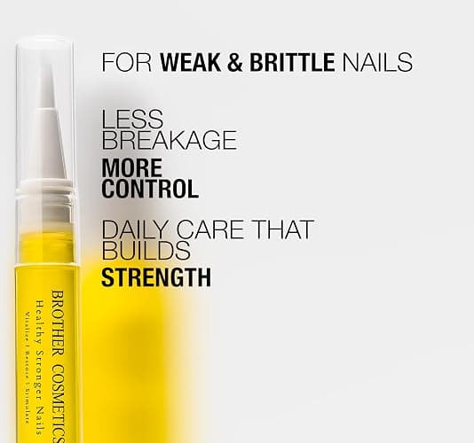 Brother Cosmetics Official Viral Oil - Nail Oil For Growth Support, Strength & Moisture - Moisturizing Cuticle Oil for Damaged, Dry, Brittle Nails - Nail Repair & Care Formula For Men & Women thumbnail 5