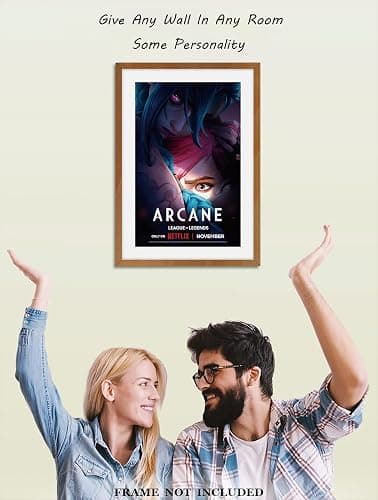Jefuzh Anime Cartoon Arcane: League of Legends Season 2 TV Series Poster #1 - Matte Poster Frameless Gift 11 x 17 inch(28cm x 43cm),Noframe thumbnail 9