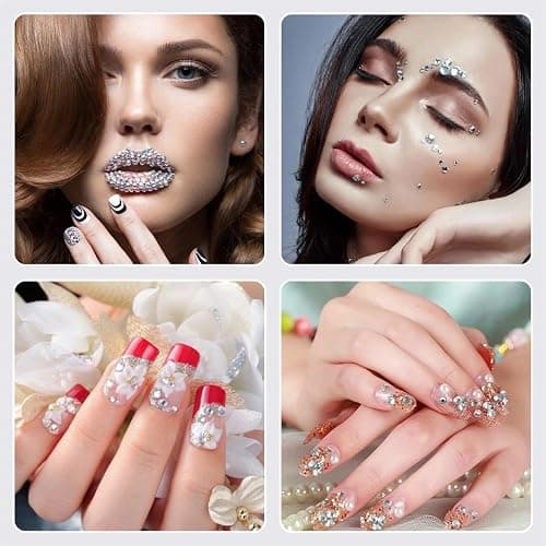 2 Pack Rhinestone Picker Tool Dotting Pen with Tweezer, Wax Pencil for Rhinestones, Gem Picker Pen Diamond Jewel Applicator, Rhinestone Tools Kit for Bedazzling DIY Nail Art | DIY Nail Art, Rhinestone Tool, for Rhinestones, Gem Jewel Applicator, for Crafting, Bedazzling thumbnail 5