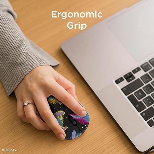 iJoy Disney Lilo and Stitch Wireless Mouse, Bluetooth Ergonomic Mouse Computer Accessories for Laptop Computer or Mini PC and Stitch Gifts for Women, Men, and All Fans of Stitch Stuff thumbnail 5