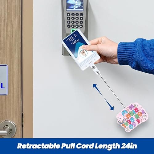 Be So for Real Right Now Funny Nurse Badge Reel, Cute Retractable ID Card Badge Holder, Name Tag Medical Badge Clip for RN CNA LPN MA Nurse Student Doctor Teacher Coworker Friends and Office Workers thumbnail 6