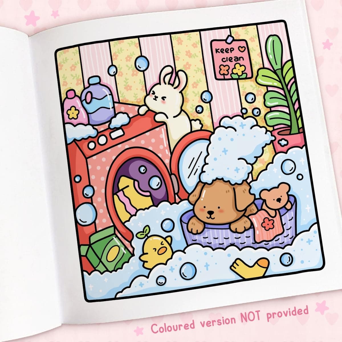 Cozy Cuties: A Cute and Comfy Colouring Book thumbnail 4