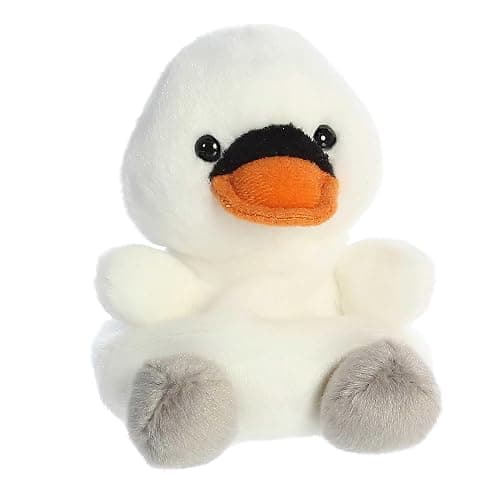 Aurora® Adorable Palm Pals™ Alina Swan™ Stuffed Animal - Pocket-Sized Play - Collectable Fun - White 5 Inches - Image 1