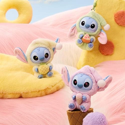 MINISO Disney Stitch Eat Something Before Sleep Collection Vinyl Plush Toy Surprise Box Figure Model Random Design Blind Box Toy Collectible Toy for Home Decor Birthday Gifts (Random One Figure) thumbnail 2