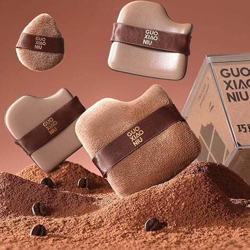 Наборы спонжей-аппликаторов для макияжа (Guoxiaoniu Chocolate Makeup Puff Set, Guoxiaoniu) thumbnail 6