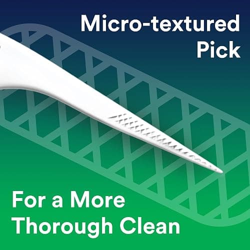DenTek Advanced Clean Floss Picks with No Break & No Shred Dental Floss, Plaque Remover, 150 Count thumbnail 6