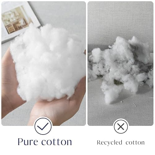 Ashler 20 x 20 Outdoor Pillows, Waterproof Inserts Set of 2 Throw Pillow Inserts, Hypoallergenic Stuffer Sham Square Pillow Insert for Patio, Bench, Garden, Indoor Outdoor Decorative thumbnail 4