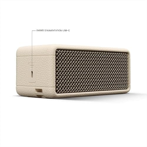 Marshall Emberton III Enceintes Bluetooth Portables, sans Fil, IP67 Résistant à la Poussière et à l'eau, Plus de 32 Heures de Lecture, Charge Rapide - Crème thumbnail 7