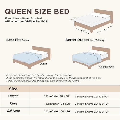 Bedsure Queen Comforter Set - Black Comforter, Boho Tufted Shabby Chic Bedding for Kids, 3 Pieces Vintage Farmhouse Bed Set for All Seasons, Fluffy Soft Bedding with 2 Pillow Shams thumbnail 2