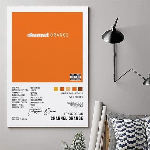 Frank Ocean Album Cover Poster - Channel ORANGE Decorative Painting Canvas Wall Art, 12x18inch (30x45cm) - Modern Family Bedroom Decor thumbnail 6