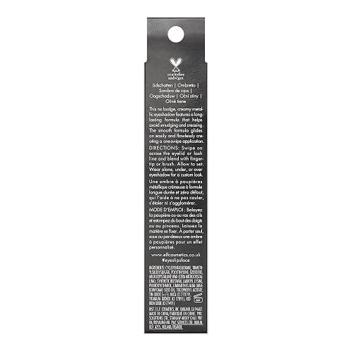 e.l.f. No Budge Shadow Stick, Long-Lasting Cream Eyeshadow Stick For High-Pigment, Metallic Color, Vegan & Cruelty-Free, Perfect Pearl thumbnail 5