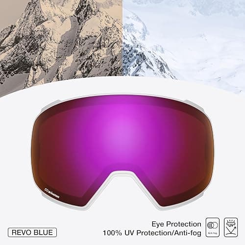 SKIWARRIOR Multifunctional Smart Bluetooth Ski Goggles with Walkie-Talkie, Anti-Fog Zeiss Lens, Music & Call Function thumbnail 7