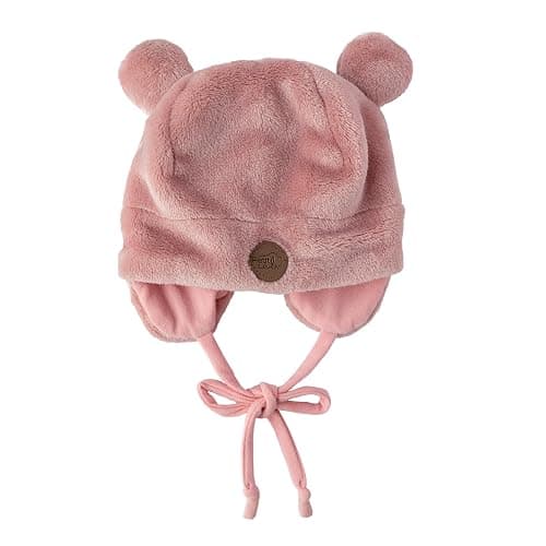 PETIT COULOU Teddy Bear Newborn Baby Gift Box 0-6 Months – Cozy Winter Set with Baby Mittens, Booties, Beanie & Blanket – Perfect New Born Gift for Warmth & Comfort (Pink) thumbnail 5