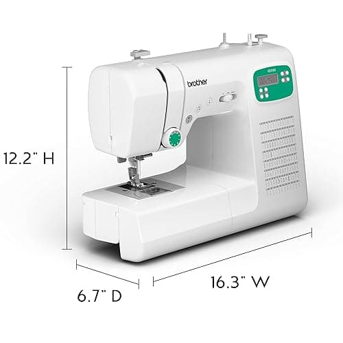 Brother CE1155 Computerized Sewing Machine, 110 Built-in Stitches, LCD Display, 7 Included Feet thumbnail 3