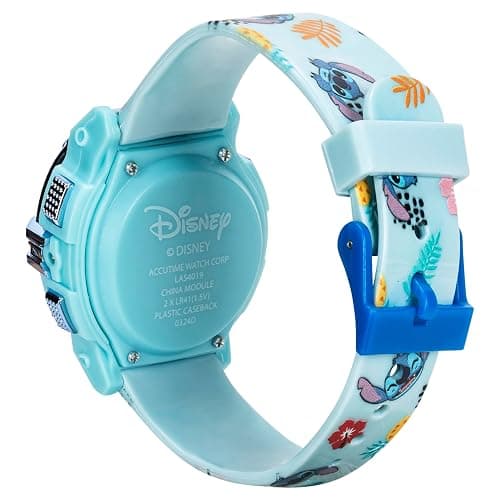 Disney Stitch Kids LCD Watch – Flashing Light-Up Dial, Digital Time Display, Adjustable Strap, Fun Character Design, Perfectfor Boys & Girls – Fits Wrists 5.5” to 8” thumbnail 9