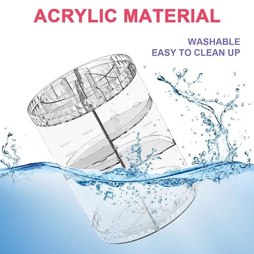 TiKenSo 360 Rotating Makeup Organizer, Cosmetics Organizer Makeup Spinning Organizer Clear 6 Adjustable Layers Large Capacity Acrylic Skincare Organizers for Bathroom or Bedroom Dresser thumbnail 4