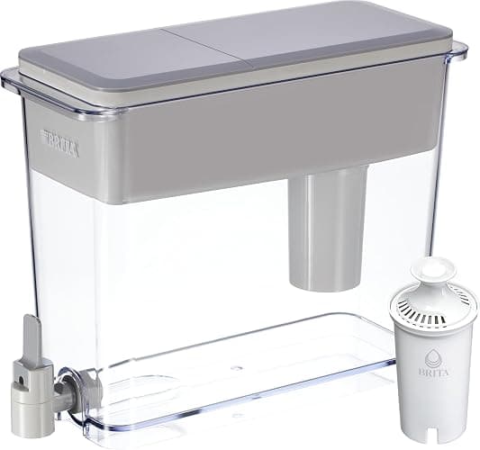 Brita 27 Cup Filter Dispenser, Reduces Chlorine taste and odour from Tap Water, Filters 151 Litres, UltraMax, Grey thumbnail 2