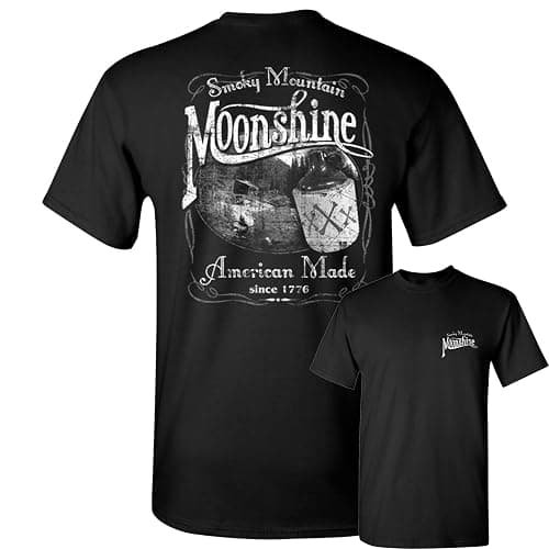 Smoky Mountain black moonshine t-shirt - Image 1