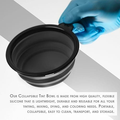 L3 Level 3 Collapsible Tint Bowl - Use for Mixing, Dying, and All Coloring Needs - Resistant to Bleach and Chemicals - Compact Size for Easy Use thumbnail 3