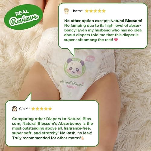 Natural Blossom Baby Diapers thumbnail 3