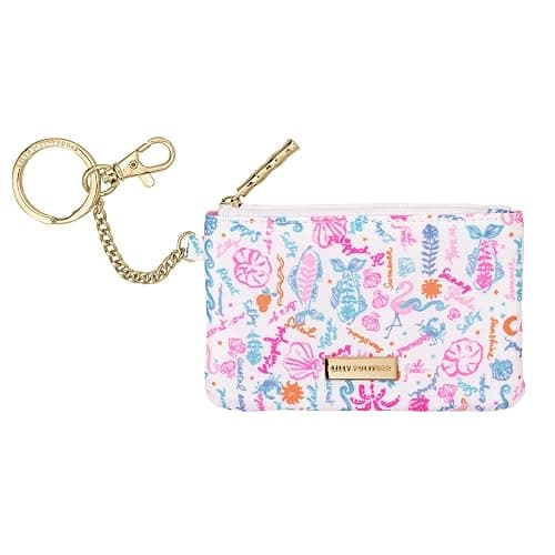 Lilly Pulitzer ID Holder Wallet, Wallet with Zip Close, Cute Card and ID Case for Women (Summer Serenade) - Image 1
