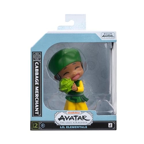 Jazwares Avatar: The Last Airbender CAI - 4-Inch Mini Figure in Kawaii Style in Dynamic Pose with Display Base thumbnail 3