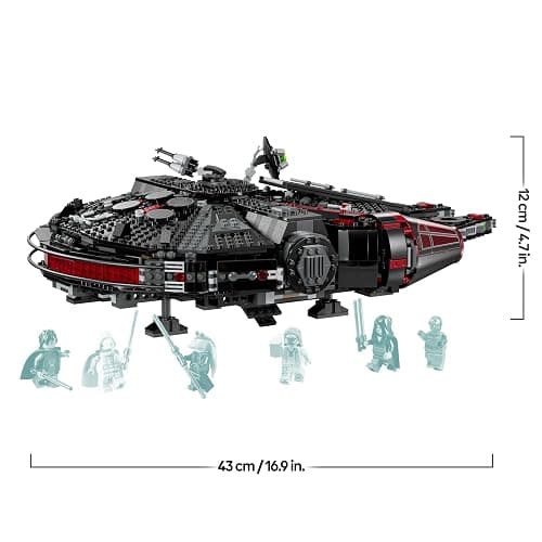 Lego Star Wars The Black Falcon - Collectible Spaceship Set - Buildable Brick Vehicle for Kids - Birthday Gift for Boys, Girls and Fans 75389 thumbnail 2