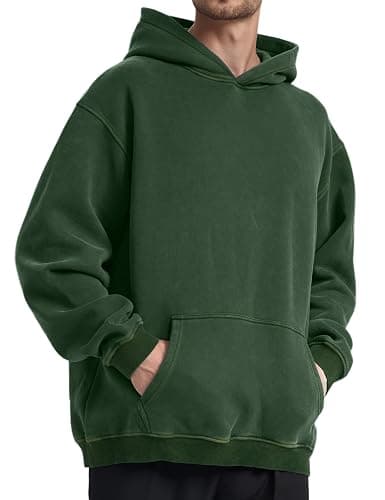 Dnzzs Acid Wash Hoodie Super Soft Sweatshirt for Mens Pullover Oversized Men's Fashion Hoodies & Sweatshirts Vintage Tops thumbnail 4