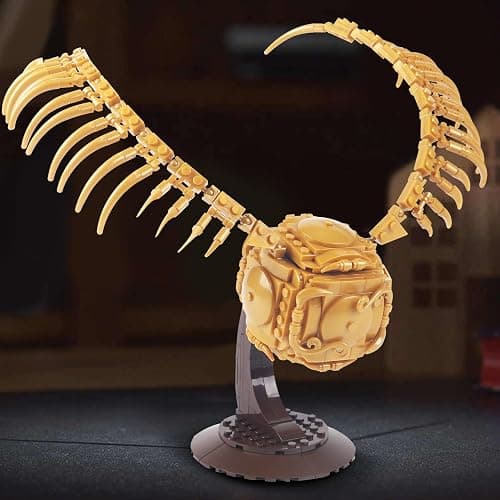 Golden Snitch Building Blocks Set Compatible with Lego Particle Size,Unique Harry Snitch Design Model Decoration,Creative Gift for 6+ Boys,Girls or Adults thumbnail 2