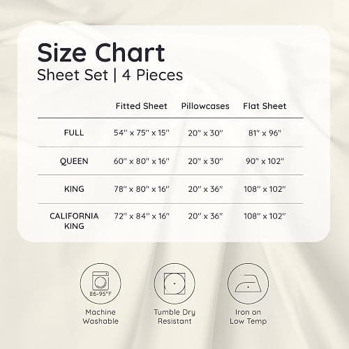 Bambaw 100% Viscose Derived from Bamboo Sheets Queen Size Set – 4pcs Cooling Sheet Set, Super Soft Sheets Queen Size, Luxury Bedding, Deep Pocket Fits Up to 16'' Mattresses (Olive) thumbnail 8