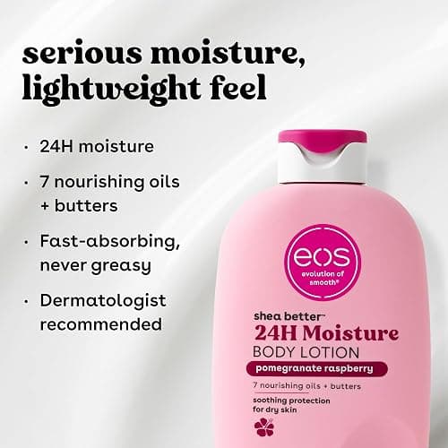 eos Essentials Bundle - Body Wash, Body Mist, Body Lotion - Pomegranate Raspberry thumbnail 5