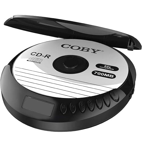 Coby Portable CD Player with MP3 Playback & FM Radio, 60-Second Anti-Skip Protection, Foldable Wired Headphones, Compact Retro Discman Music Player for Home, Car, Travel & Seniors – Clear Stereo Sound thumbnail 3