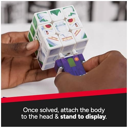 Rubik’s Cube, Batman & Joker Cubers, Amazon Exclusive 2-Pack, DC Comics Collectible Fidget Toy & Desk Decor, Challenging Brain Teaser for Fans of Batman Toys, for Ages 8 & Up thumbnail 5