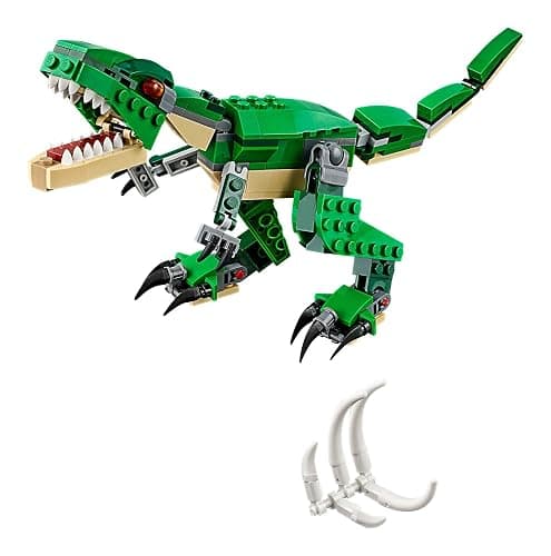 LEGO Creator 3 in 1 Mighty Dinosaur Toy, Transforms from T. rex to Triceratops to Pterodactyl Dinosaur Figures, Great Gift for 7-12 Year Old Boys & Girls, 31058 thumbnail 4