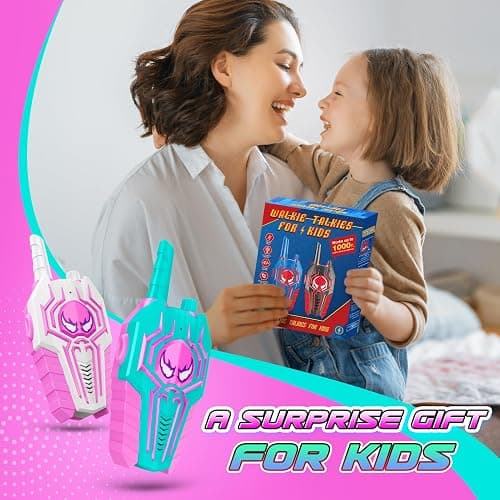Cool Walkie Talkies for Girls Kids: Birthday Toys Gifts for 3 4 5 6 7 8 Year Old Girls Toys Ages 6-8 Kids Walkie Talkies 2 Pack Outdoor Toy for 3-8 Year Old Girl Gift thumbnail 5