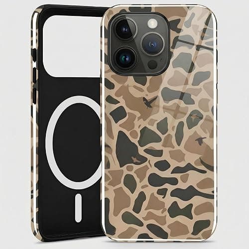 Hng Kiang Hu Magnetic Phone case for iPhone 15 Case (2023) 6.1 inch, Cute Waterfowl Brown Hunting Camo Camouflage Duck Hunters Boys man Phone case (for iPhone 15) thumbnail 5