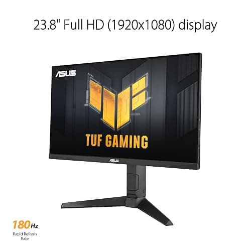 ASUS TUF Gaming 24” (23.8” viewable) 1080P Monitor (VG249QL3A) - Full HD, 180Hz, 1ms, Fast IPS, ELMB, FreeSync Premium, G-SYNC Compatible, Speakers, DisplayPort, Height Adjustable, 3 Year Warranty thumbnail 5