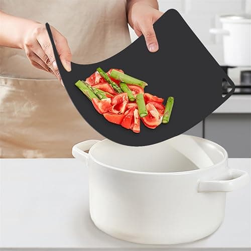 WK Flexible Plastic Cutting Boards Mats for Kitchen, Flexible Non Slip Cutting Mat, Thin Cutting Sheets, BPA Free, Dishwasher Safe, Multi Sizes thumbnail 2