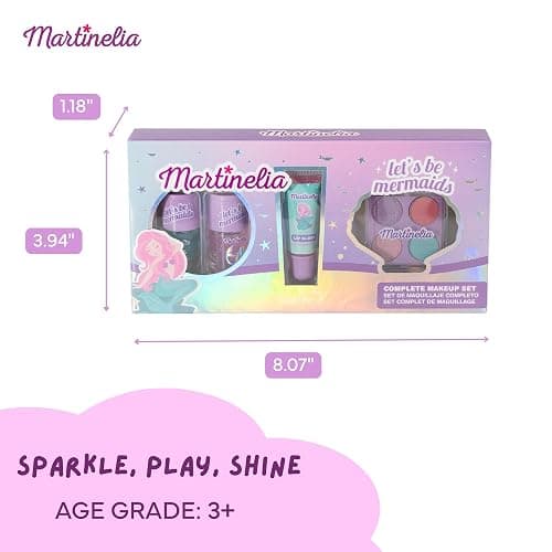 Martinelia Let’s Be Mermaids Complete Kids Makeup Set – Makeup Kit for Girls Ages 4-8 – Non-Toxic, Washable Pretend Play Set – Little Girl Dress Up and Beauty Gift for Toddlers and Kids thumbnail 2
