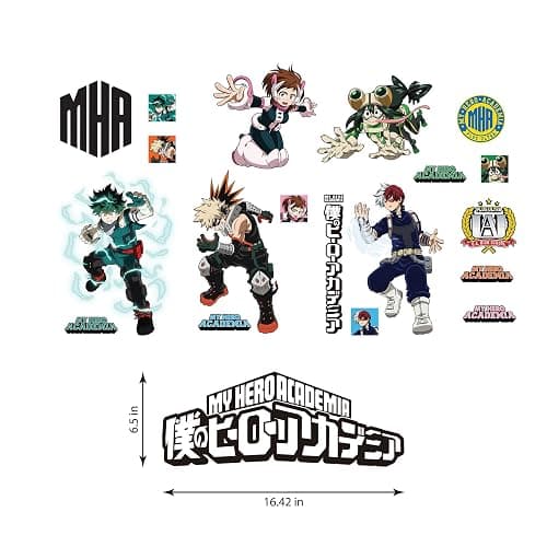 RoomMates My Hero Academia Peel and Stick Wall Decals, RMK5510SCS thumbnail 3