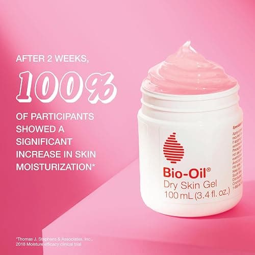 Bio-Oil Dry Skin Gel, Face and Body Moisturizer, Fast Absorbing Hydration, with Soothing Emollients and Vitamin B3, Non-Comedogenic, 6.7 Oz thumbnail 4