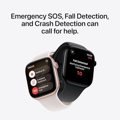 Apple Watch Series 11 [GPS 42mm] Smartwatch with Jet Black Aluminum Case with Black Sport Band - S/M. Sleep Score, Fitness Tracker, Health Monitoring, Always-On Display, Water Resistant thumbnail 9