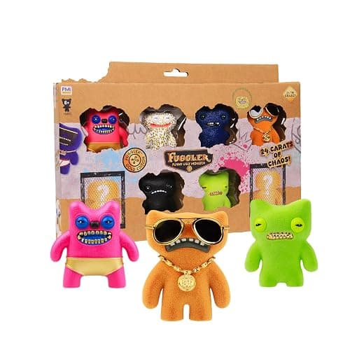 Fuggler Gold Edition Collectible Figures 8 Pack Deluxe Box Mystery Characters 24 Styles Rare Ultra Rare Hidden Figures Official Toy A - Image 1