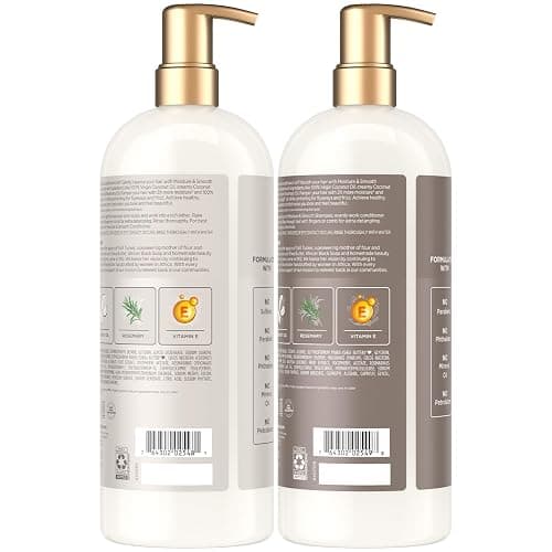 SheaMoisture Shampoo & Conditioner, Moisture & Smooth for Wavy, Curly Hair Strengthening & Frizz Control, 34 Oz Ea thumbnail 2