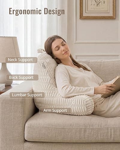 Blissful Reading Pillow, Backrest Pillow thumbnail 2