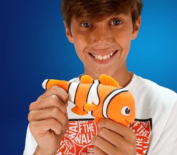 JA-RU Disney Stretchy Toys Nemo Figures Squish & Pull Toys. 1 (Unit) Finding Nemo Calming Fidget Toy, Stress Toys, Birthday Gifts for Kids, Boys & Girls. W/ Ball C-6900-1T thumbnail 2