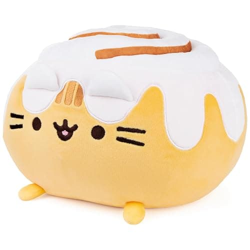 GUND Pusheen Catfé Cinnamon Roll Squisheen 11-Inch Squishy Plush; Ages 8+ | Inspires Fun Food-Themed Roleplay and Creative Storytelling; Comforting Collectible Gift for Teens and Pop Culture Fans thumbnail 4