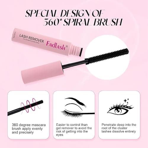Eyelash Extension Kit Lash Bond and Seal Lash Clusters with Eyelash Tweezer Lash Glue for Individual Lashes Lash Applicator Tool for DIY Lash Extension Kit Makeup (Set 20D-0.07D, 15-20mm) thumbnail 5
